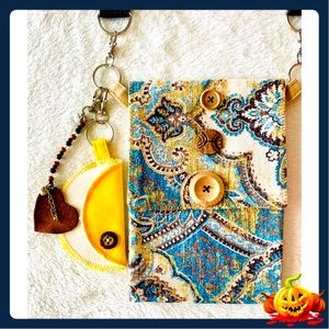 New Fabric bags, keychain and coin pouch